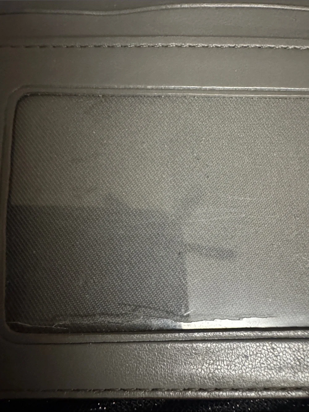 Coach Light Gray Leather Bi-fold Wallet with Zipper and Silver Hardware
